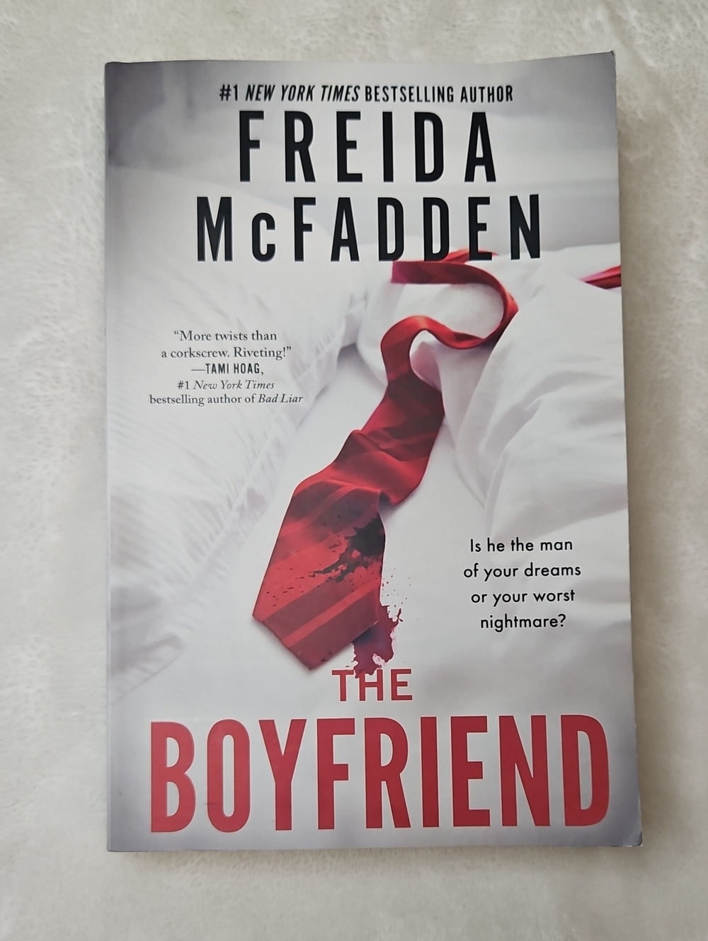 The Boyfriend By Frieda McFadden Paperback Book